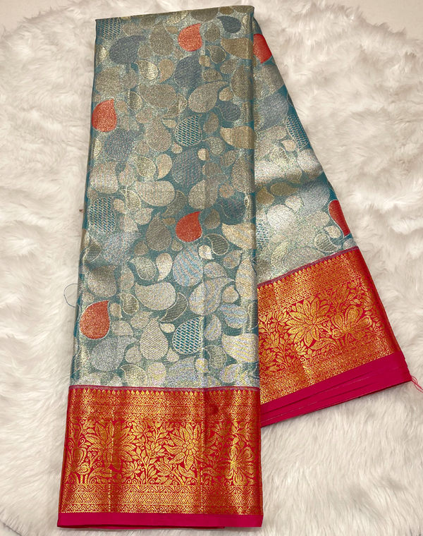 Premium Kanchi Tissue Pattu saree