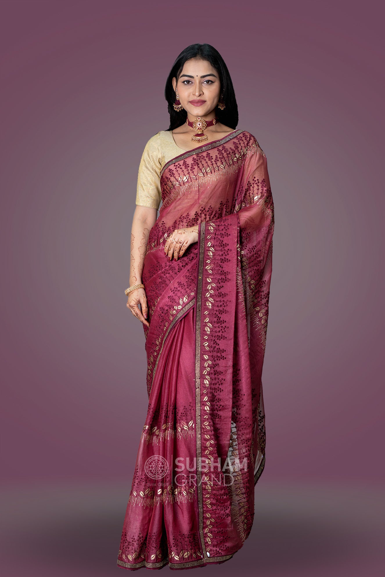 Copper chanderi saree cotton sarees | Saree, Cotton saree, Chanderi silk  saree