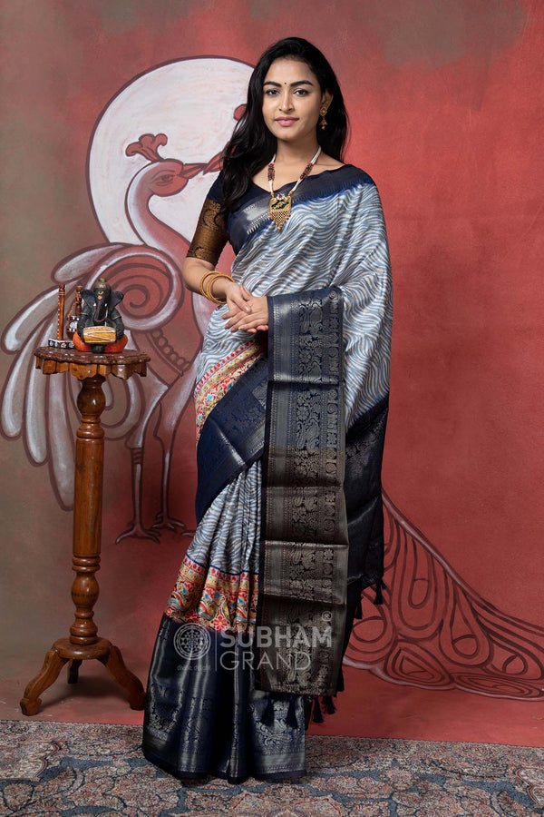 Banaras Soft Silk Printed Saree