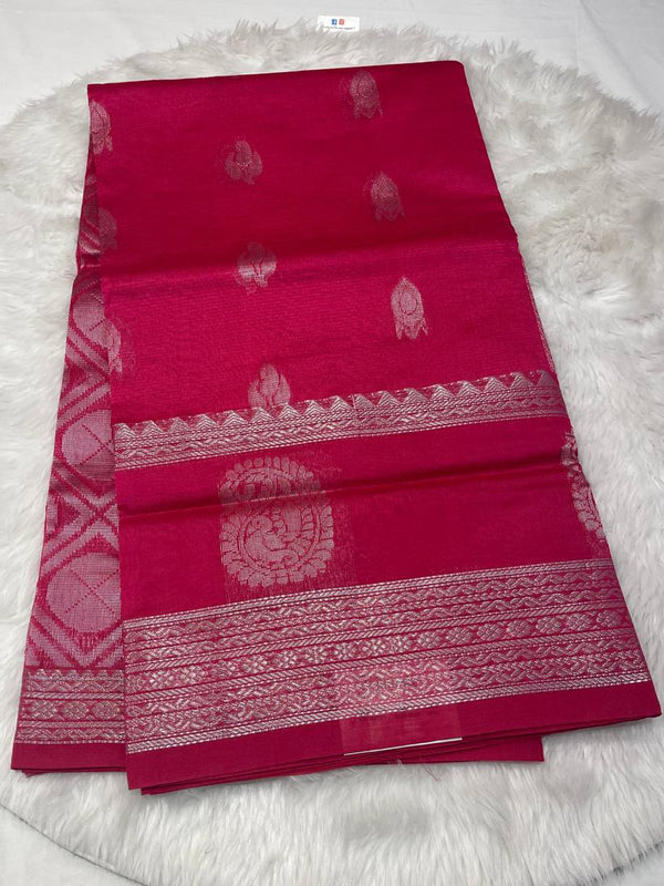 Silver Butta Guwahati Pattu Saree
