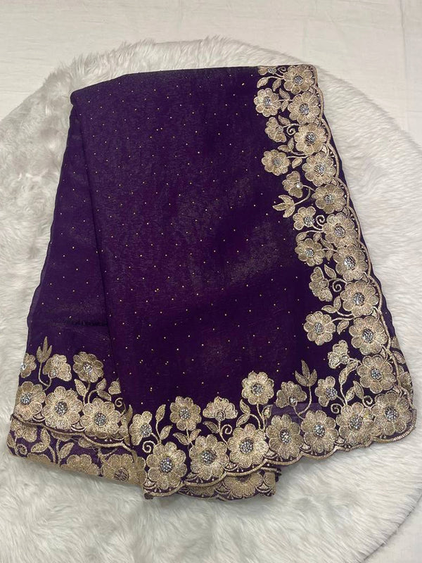 Regal Bloom Karachi Silk Saree