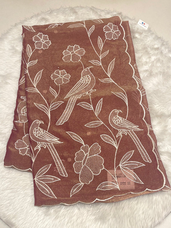 Malai Georgette Saree