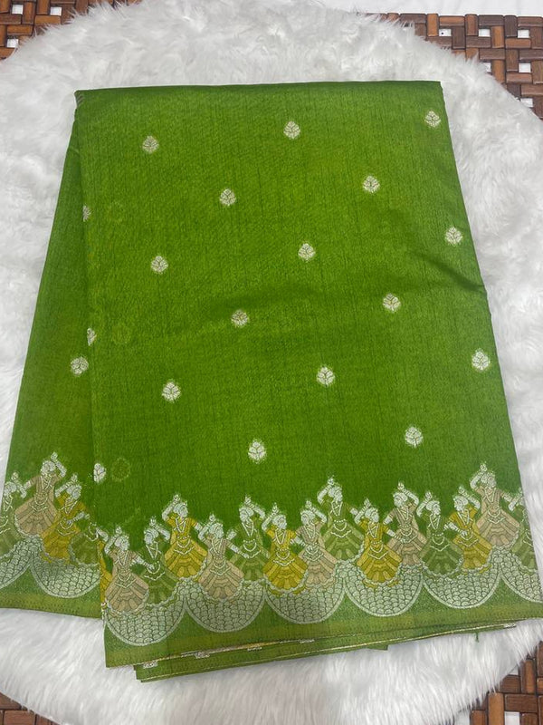 Tripura Fancy Kalamkari Border Saree