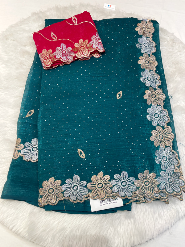 Vande Bharat Cutwork Saree
