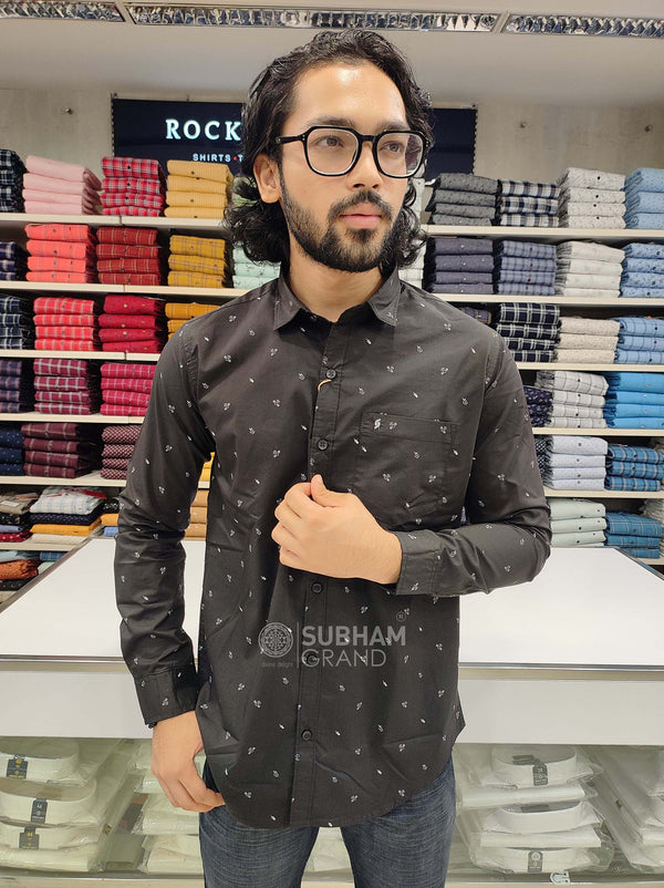 COTTON PRINTED CASUAL SHIRT 50%OFF