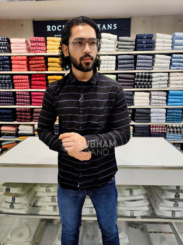 Stripes Cotton Casual Shirt 50%OFF